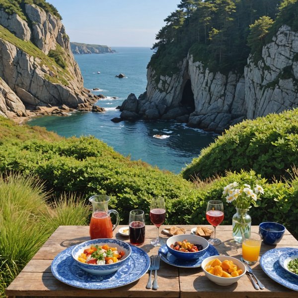 Quels conseils pour organiser des vacances en Bretagne avec des cours de cuisine et des randonnées en bord de mer?